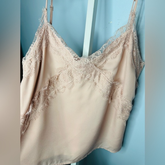 NWT Lush Lace Trim V neck spaghetti strap X-large - Picture 4 of 8